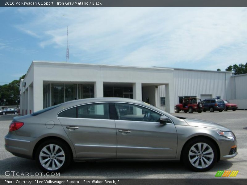 Iron Grey Metallic / Black 2010 Volkswagen CC Sport