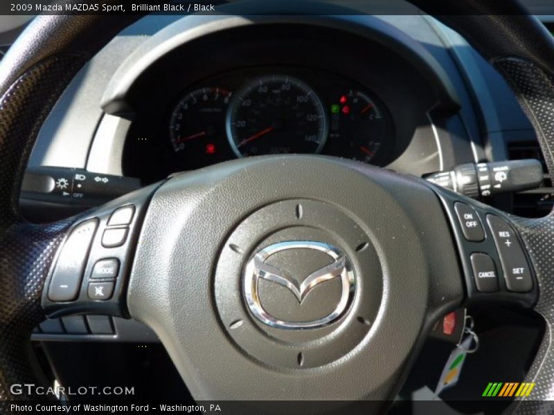 Brilliant Black / Black 2009 Mazda MAZDA5 Sport