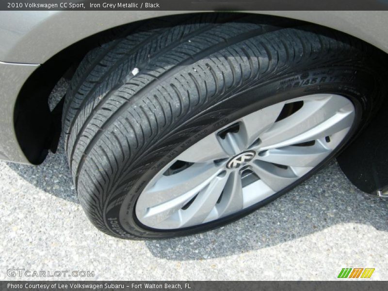 Iron Grey Metallic / Black 2010 Volkswagen CC Sport
