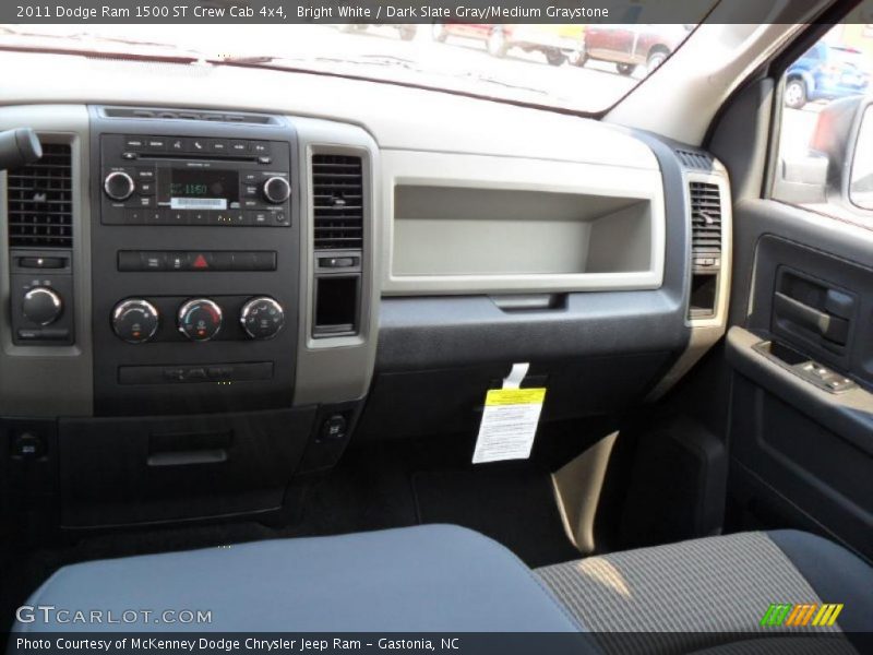 Bright White / Dark Slate Gray/Medium Graystone 2011 Dodge Ram 1500 ST Crew Cab 4x4