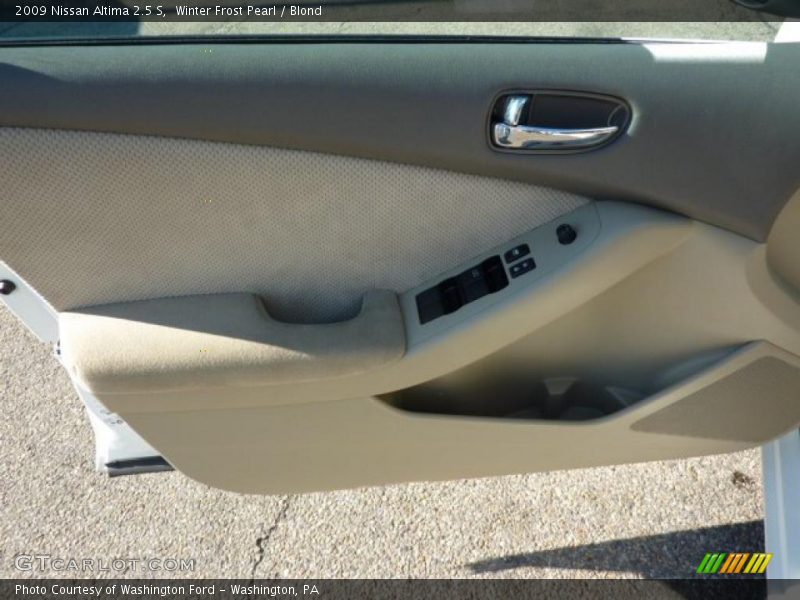 Winter Frost Pearl / Blond 2009 Nissan Altima 2.5 S