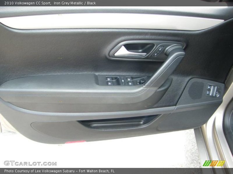 Iron Grey Metallic / Black 2010 Volkswagen CC Sport