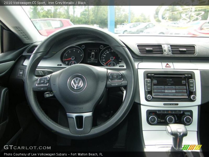 Iron Grey Metallic / Black 2010 Volkswagen CC Sport