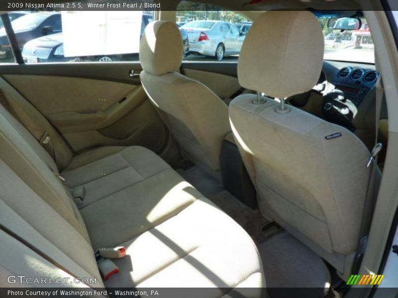 Winter Frost Pearl / Blond 2009 Nissan Altima 2.5 S
