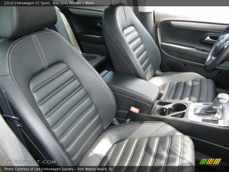 Iron Grey Metallic / Black 2010 Volkswagen CC Sport