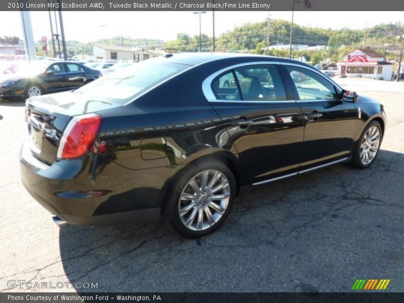 Tuxedo Black Metallic / Charcoal Black/Fine Line Ebony 2010 Lincoln MKS EcoBoost AWD
