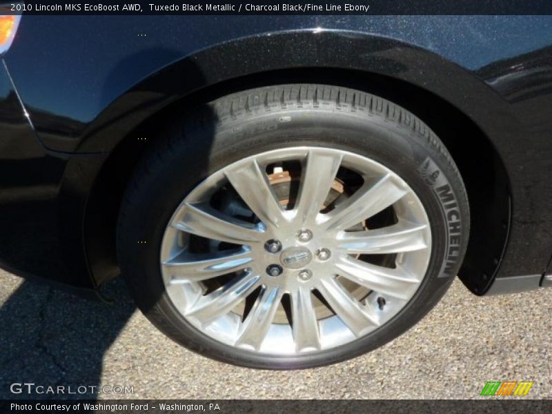 Tuxedo Black Metallic / Charcoal Black/Fine Line Ebony 2010 Lincoln MKS EcoBoost AWD