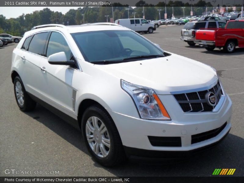 Platinum Ice Tricoat / Shale/Ebony 2011 Cadillac SRX FWD