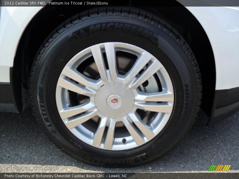 Platinum Ice Tricoat / Shale/Ebony 2011 Cadillac SRX FWD