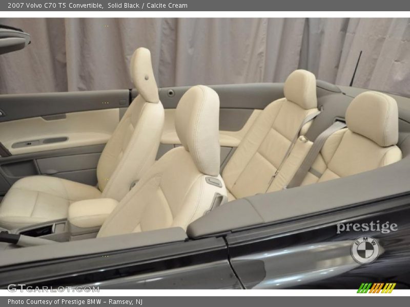 Solid Black / Calcite Cream 2007 Volvo C70 T5 Convertible