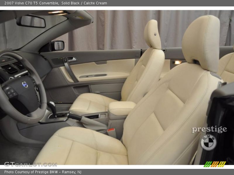 Solid Black / Calcite Cream 2007 Volvo C70 T5 Convertible