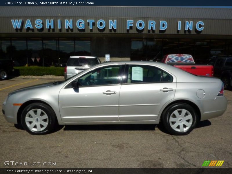 Silver Birch Metallic / Light Stone 2007 Ford Fusion S