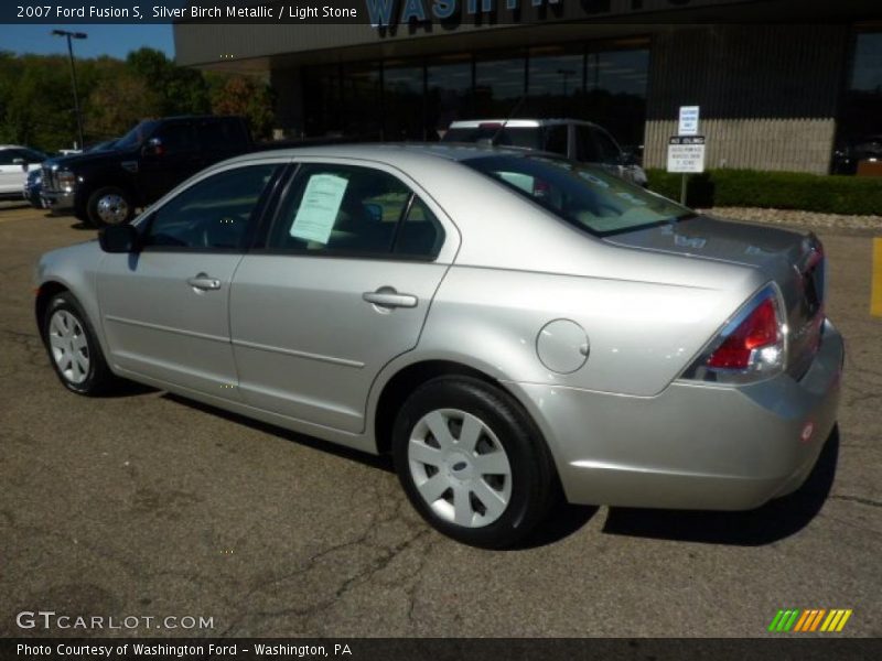 Silver Birch Metallic / Light Stone 2007 Ford Fusion S