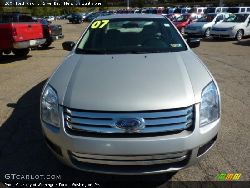 Silver Birch Metallic / Light Stone 2007 Ford Fusion S