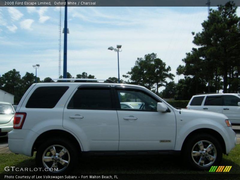 Oxford White / Charcoal 2008 Ford Escape Limited