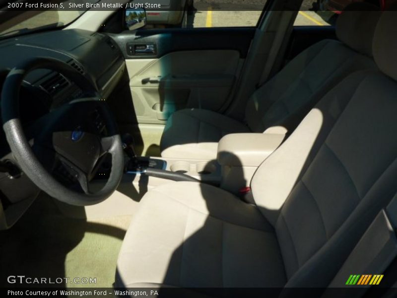 Silver Birch Metallic / Light Stone 2007 Ford Fusion S