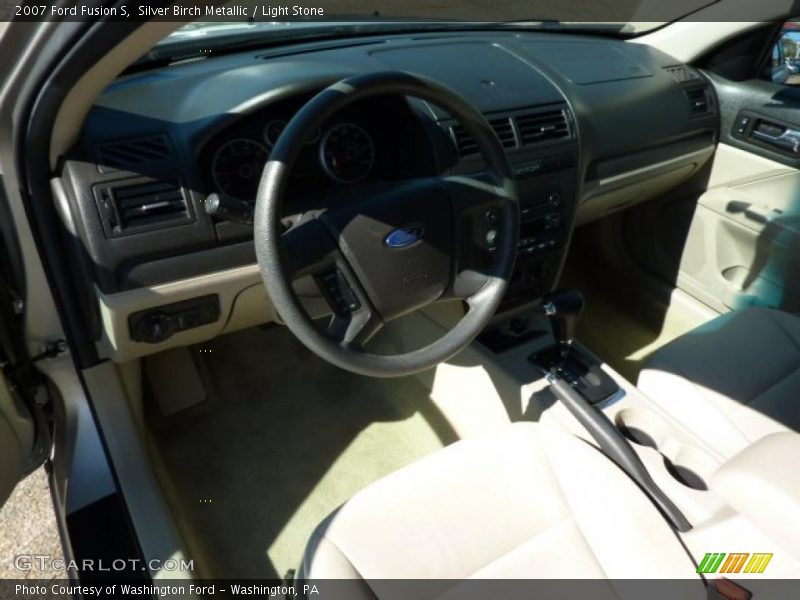 Silver Birch Metallic / Light Stone 2007 Ford Fusion S