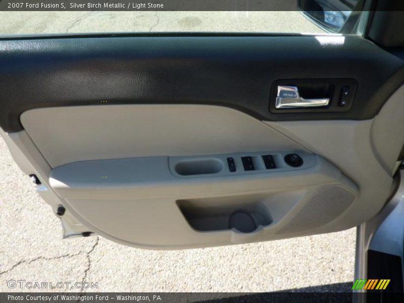 Silver Birch Metallic / Light Stone 2007 Ford Fusion S