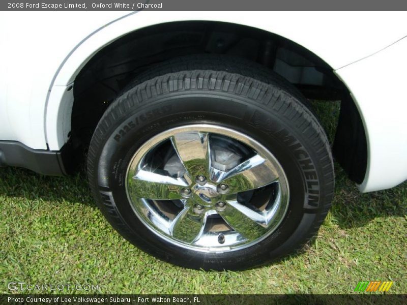 Oxford White / Charcoal 2008 Ford Escape Limited