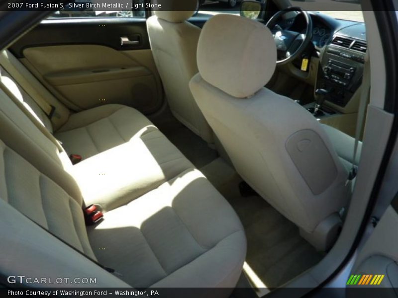 Silver Birch Metallic / Light Stone 2007 Ford Fusion S