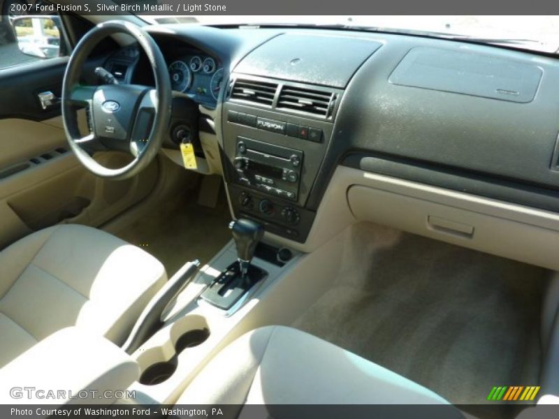 Silver Birch Metallic / Light Stone 2007 Ford Fusion S