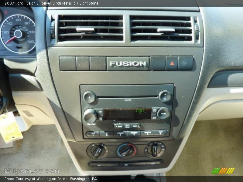 Silver Birch Metallic / Light Stone 2007 Ford Fusion S