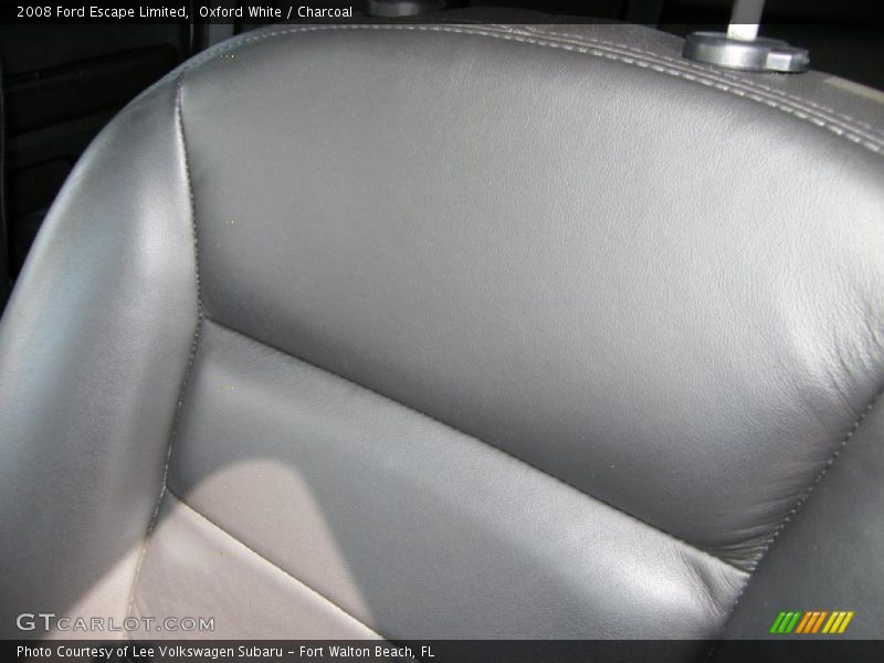 Oxford White / Charcoal 2008 Ford Escape Limited