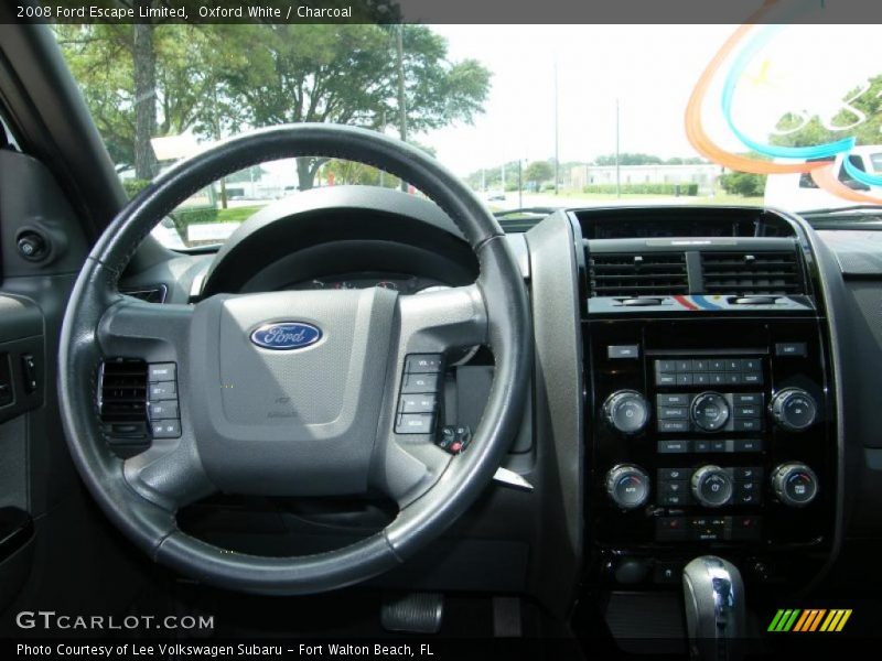 Oxford White / Charcoal 2008 Ford Escape Limited