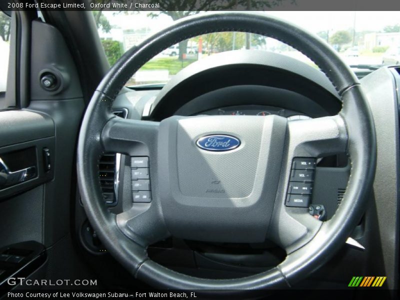 Oxford White / Charcoal 2008 Ford Escape Limited