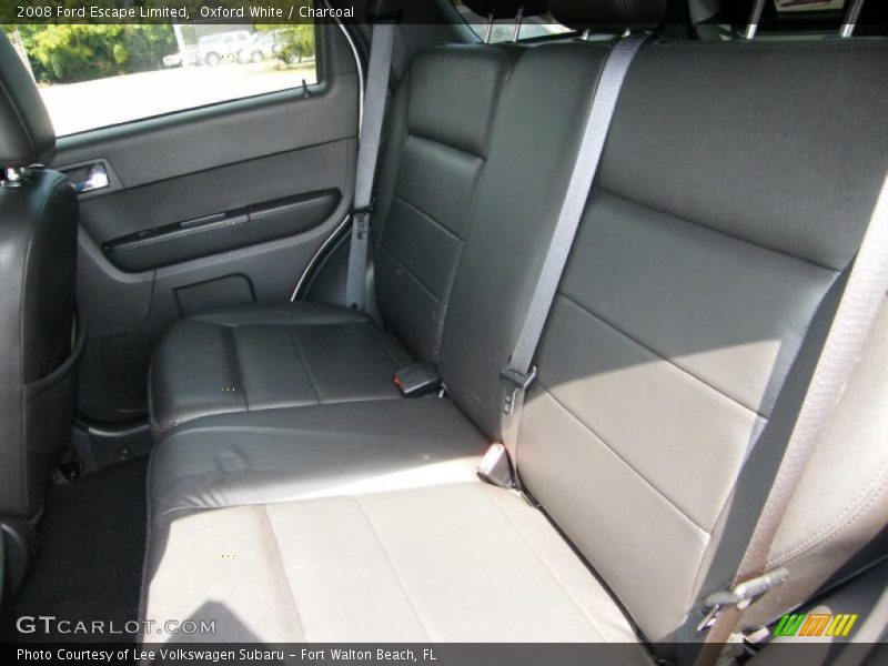 Oxford White / Charcoal 2008 Ford Escape Limited