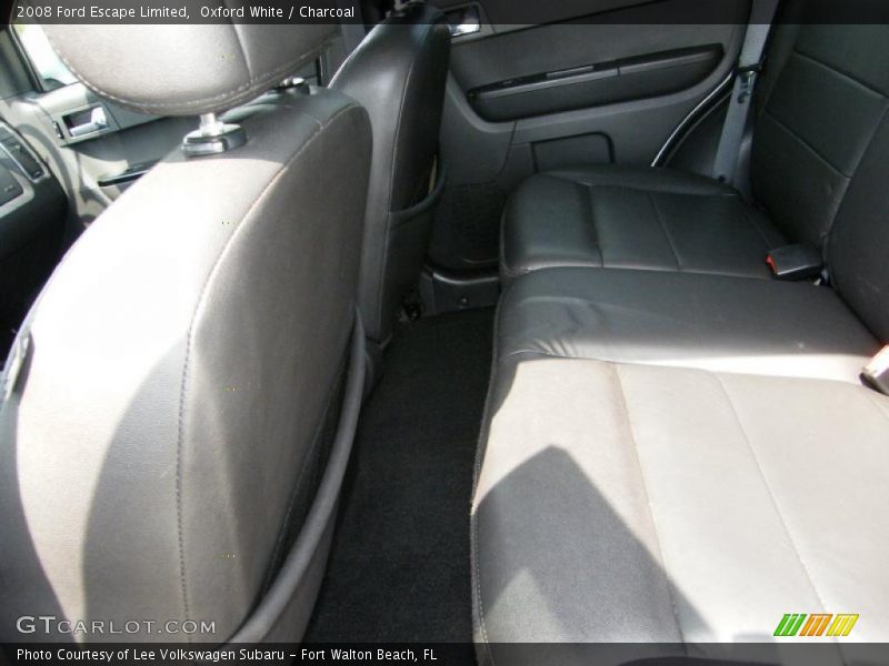 Oxford White / Charcoal 2008 Ford Escape Limited
