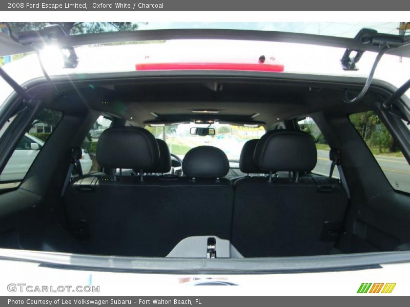 Oxford White / Charcoal 2008 Ford Escape Limited