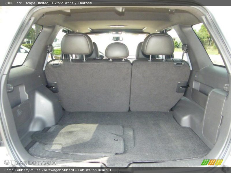 Oxford White / Charcoal 2008 Ford Escape Limited