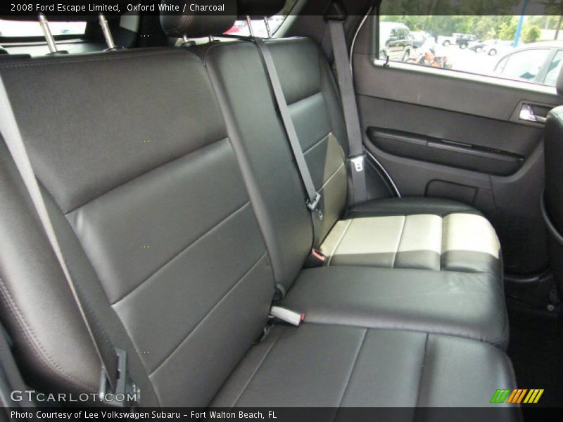 Oxford White / Charcoal 2008 Ford Escape Limited