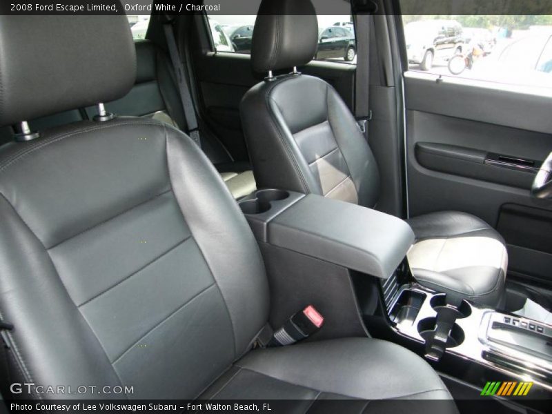 Oxford White / Charcoal 2008 Ford Escape Limited