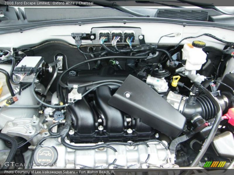 Oxford White / Charcoal 2008 Ford Escape Limited