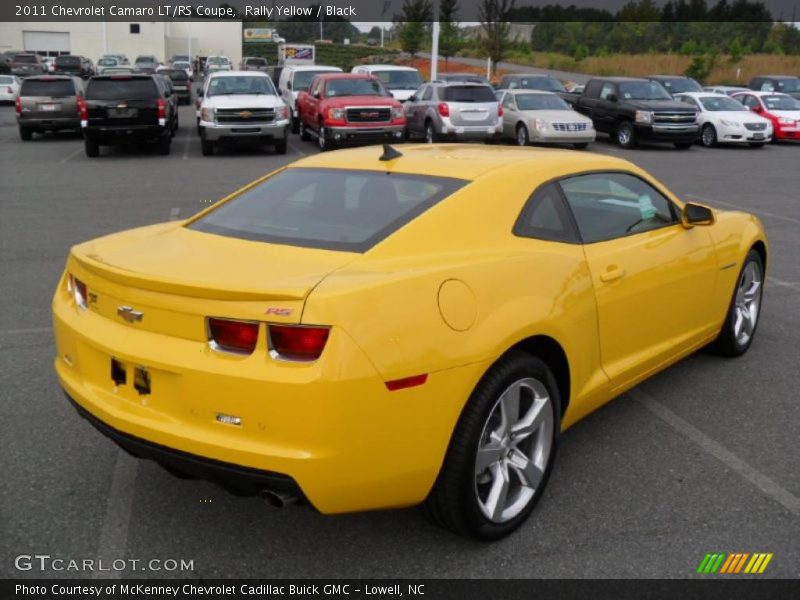 Rally Yellow / Black 2011 Chevrolet Camaro LT/RS Coupe