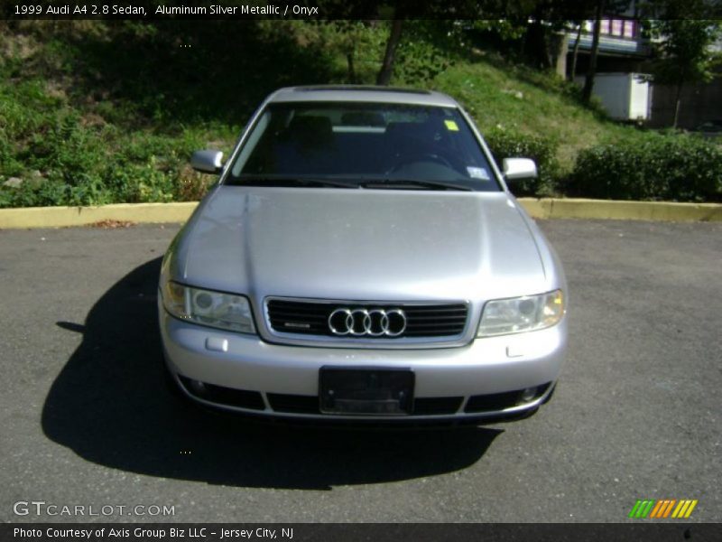 Aluminum Silver Metallic / Onyx 1999 Audi A4 2.8 Sedan