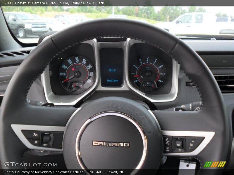 Rally Yellow / Black 2011 Chevrolet Camaro LT/RS Coupe