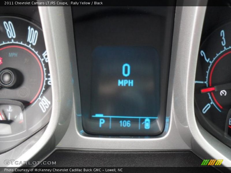 Rally Yellow / Black 2011 Chevrolet Camaro LT/RS Coupe