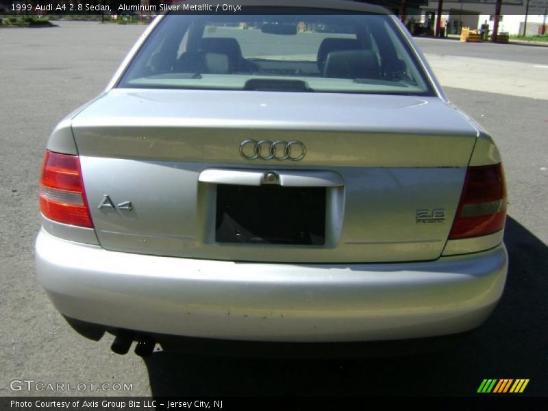Aluminum Silver Metallic / Onyx 1999 Audi A4 2.8 Sedan