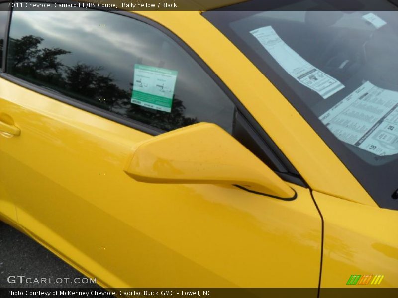Rally Yellow / Black 2011 Chevrolet Camaro LT/RS Coupe