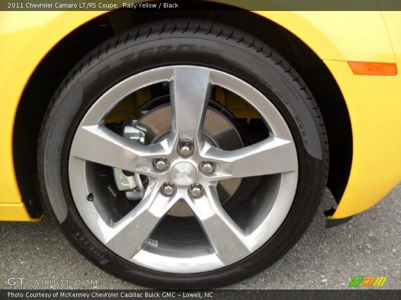 Rally Yellow / Black 2011 Chevrolet Camaro LT/RS Coupe
