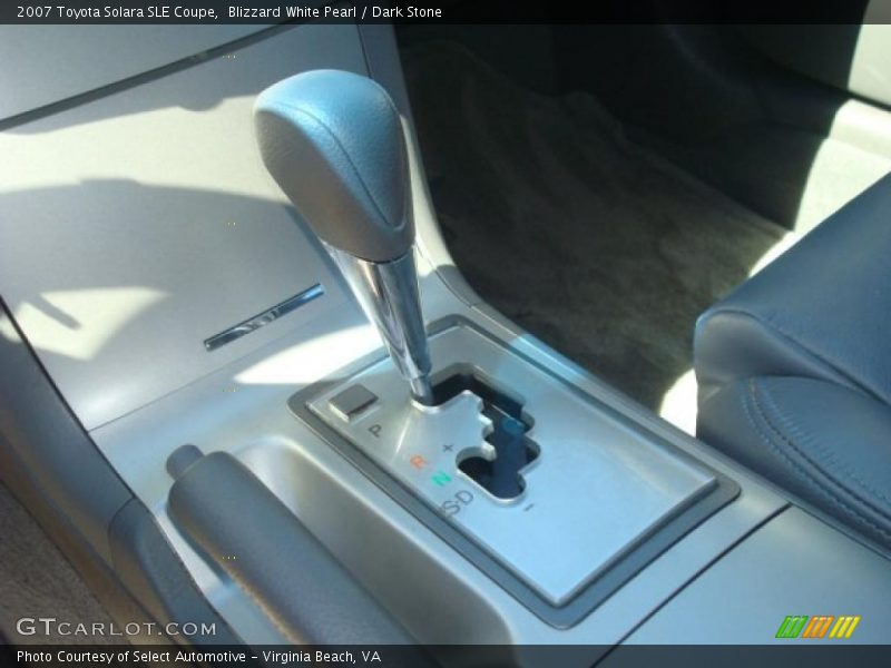 Blizzard White Pearl / Dark Stone 2007 Toyota Solara SLE Coupe