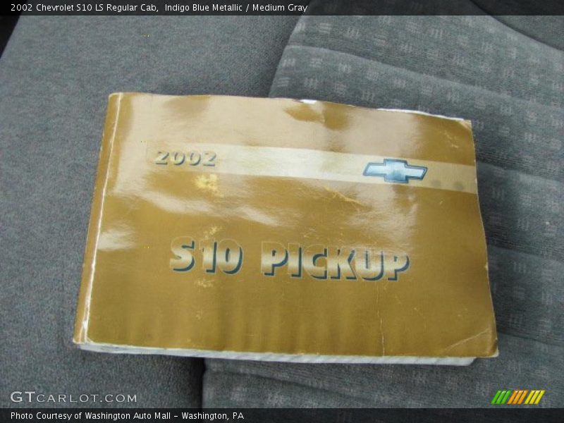 Indigo Blue Metallic / Medium Gray 2002 Chevrolet S10 LS Regular Cab