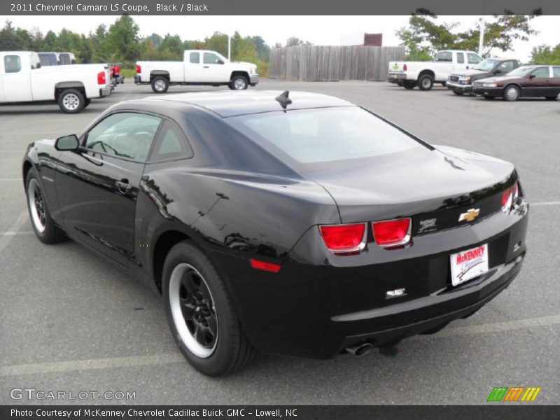 Black / Black 2011 Chevrolet Camaro LS Coupe