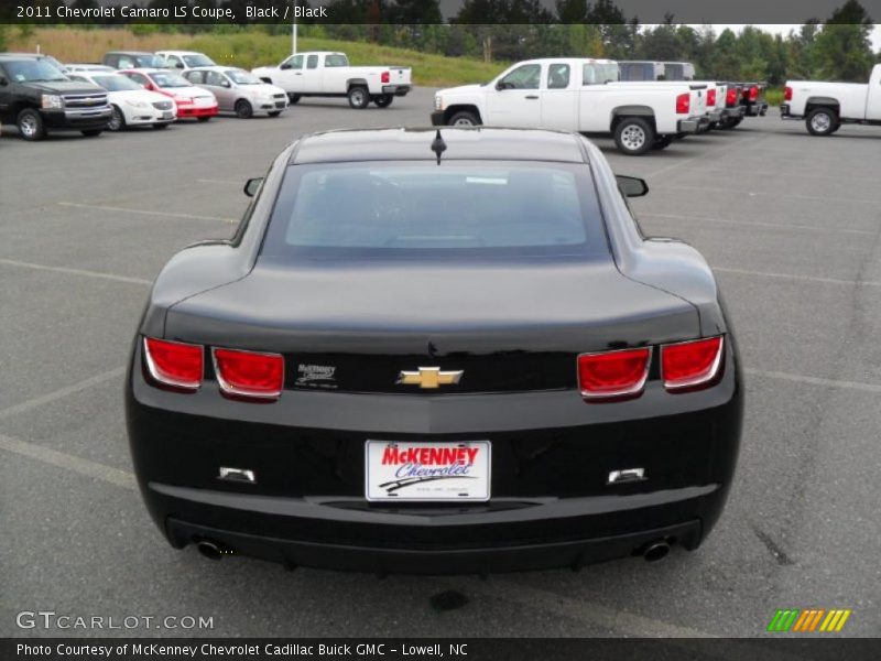 Black / Black 2011 Chevrolet Camaro LS Coupe
