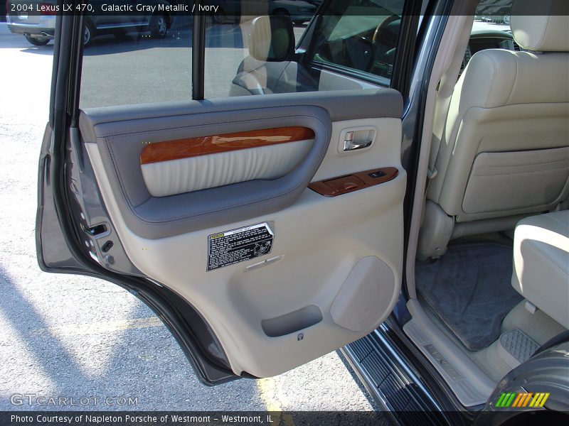 Galactic Gray Metallic / Ivory 2004 Lexus LX 470