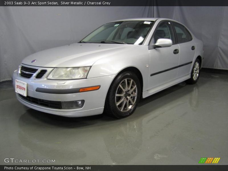 Silver Metallic / Charcoal Grey 2003 Saab 9-3 Arc Sport Sedan