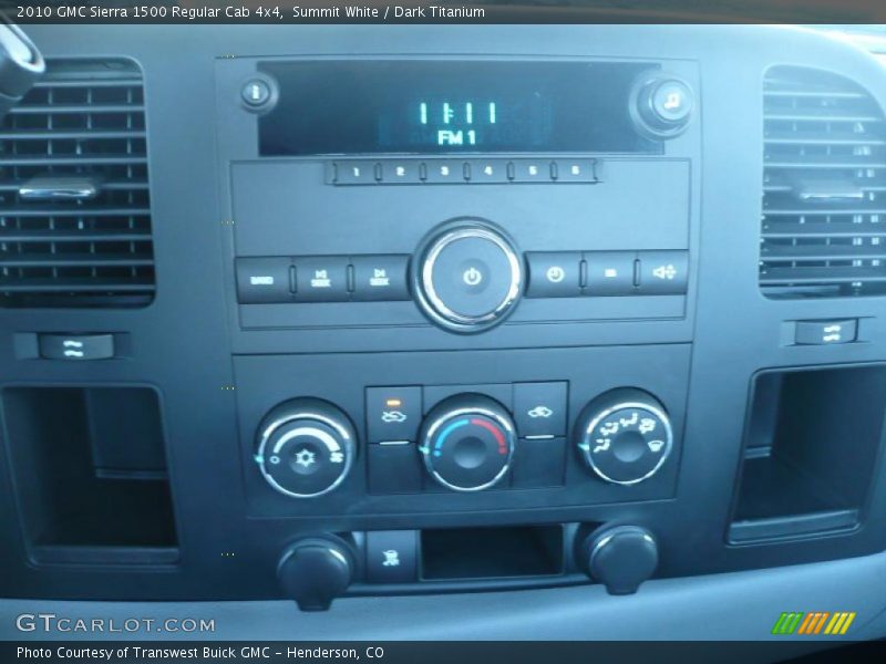 Summit White / Dark Titanium 2010 GMC Sierra 1500 Regular Cab 4x4